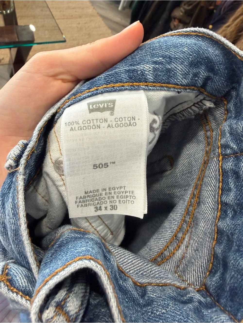 Vintage Distressed Levi’s 505
